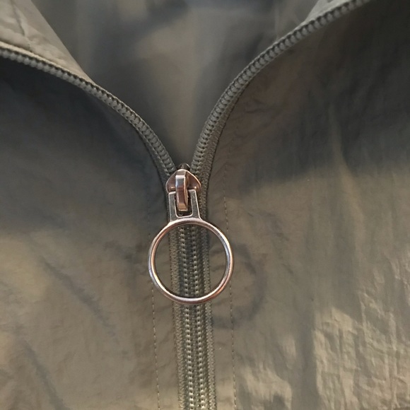 Green Garage Windbreaker Bomber Jacket - Picture 3 of 5